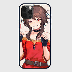 Чехол для iPhone 12 Pro Max Konosuba Мэгумин cute, цвет: 3D-черный