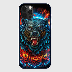 Чехол iPhone 12 Pro Max Russia bear