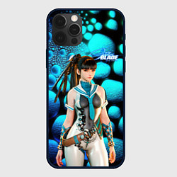 Чехол для iPhone 12 Pro Max Stellar Blade Eve синие капсулы, цвет: 3D-черный