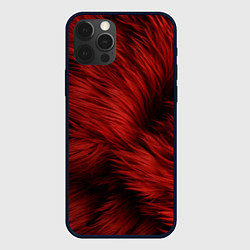 Чехол для iPhone 12 Pro Max Красная шерсть, цвет: 3D-черный