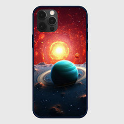Чехол iPhone 12 Pro Max Космос и разные планеты