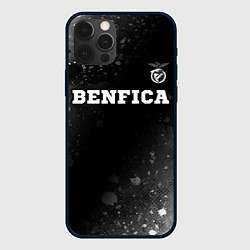 Чехол iPhone 12 Pro Max Benfica sport на темном фоне посередине