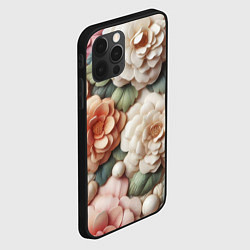 Чехол для iPhone 12 Pro Max Текстурный фон в пастельных тонах, цвет: 3D-черный — фото 2