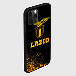 Чехол для iPhone 12 Pro Max Lazio - gold gradient, цвет: 3D-черный — фото 2