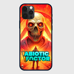 Чехол для iPhone 12 Pro Max Abiotic Factor horror skull, цвет: 3D-черный