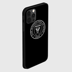 Чехол для iPhone 12 Pro Max Inter miami, цвет: 3D-черный — фото 2