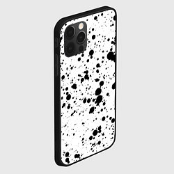 Чехол для iPhone 12 Pro Max Черные пятна, цвет: 3D-черный — фото 2