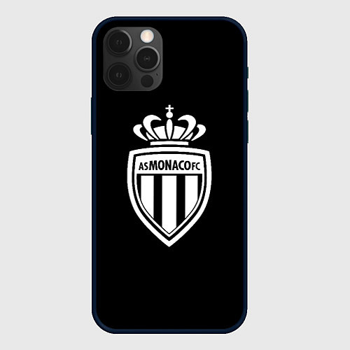 Чехол iPhone 12 Pro Max Monaco fc club sport / 3D-Черный – фото 1