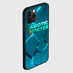 Чехол для iPhone 12 Pro Max Abiotic Factor logo neon, цвет: 3D-черный — фото 2