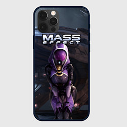 Чехол iPhone 12 Pro Max Mass Effect ТалиЗора и космический корабль