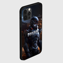 Чехол для iPhone 12 Pro Max Mass Effect game space, цвет: 3D-черный — фото 2