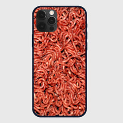 Чехол iPhone 12 Pro Max Мясной фарш текстура