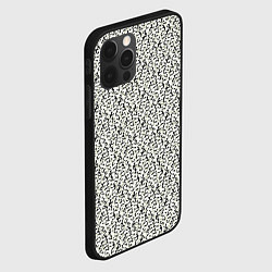 Чехол для iPhone 12 Pro Max Чёрно-оливковый пёстрый, цвет: 3D-черный — фото 2