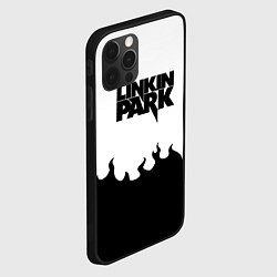 Чехол для iPhone 12 Pro Max Linkin park rock fire, цвет: 3D-черный — фото 2