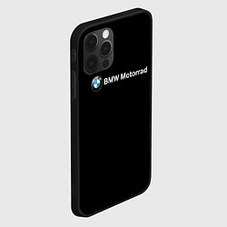 Чехол для iPhone 12 Pro Max Bmw logo, цвет: 3D-черный — фото 2