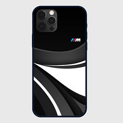 Чехол для iPhone 12 Pro Max BMW M - монохромный, цвет: 3D-черный