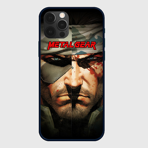 Чехол iPhone 12 Pro Max Metal gear Venom Snake / 3D-Черный – фото 1