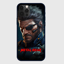 Чехол для iPhone 12 Pro Max Веном Снейк из игры Metal gear, цвет: 3D-черный