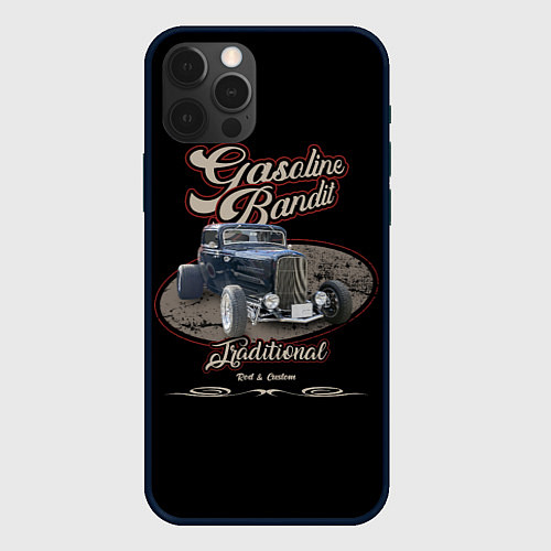 Чехол iPhone 12 Pro Max Gasoline bandit / 3D-Черный – фото 1