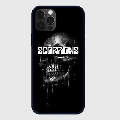 Чехол iPhone 12 Pro Max Scorpions rock / 3D-Черный – фото 1