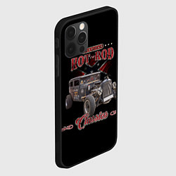 Чехол для iPhone 12 Pro Max Классический хот-род в rat стиле, цвет: 3D-черный — фото 2