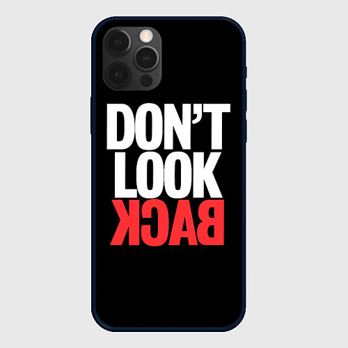 Чехол iPhone 12 Pro Max Dont look back - the call / 3D-Черный – фото 1