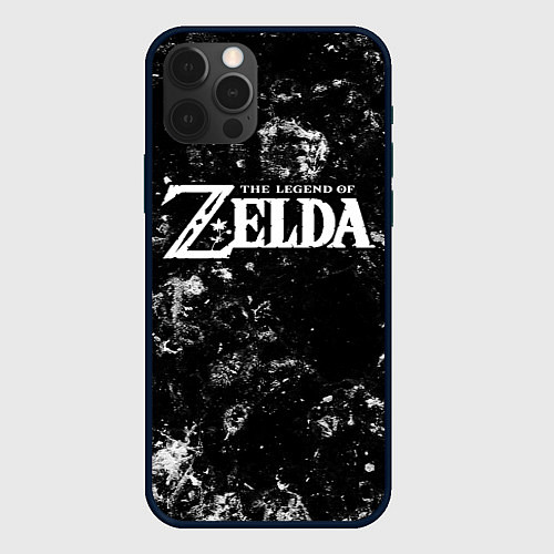 Чехол iPhone 12 Pro Max Zelda black ice / 3D-Черный – фото 1