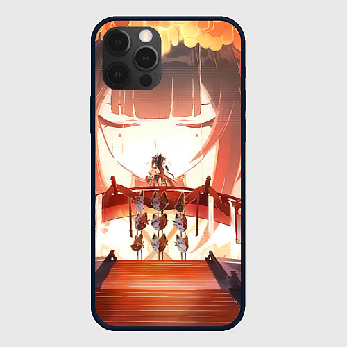 Чехол iPhone 12 Pro Max Honkai Star Rail Sparkle театр / 3D-Черный – фото 1