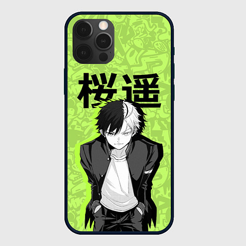 Чехол iPhone 12 Pro Max Харука - Ветролом / 3D-Черный – фото 1