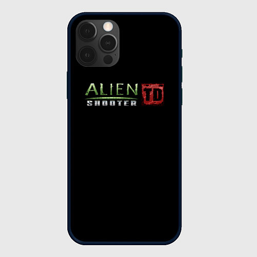 Чехол iPhone 12 Pro Max Alien Shooter / 3D-Черный – фото 1