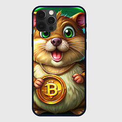 Чехол iPhone 12 Pro Max Хомяк в крипте