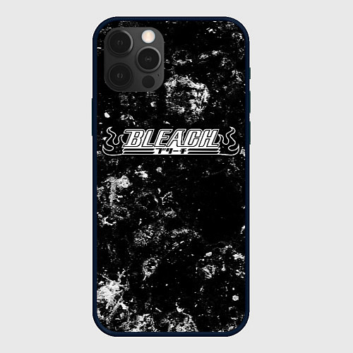 Чехол iPhone 12 Pro Max Bleach black ice / 3D-Черный – фото 1