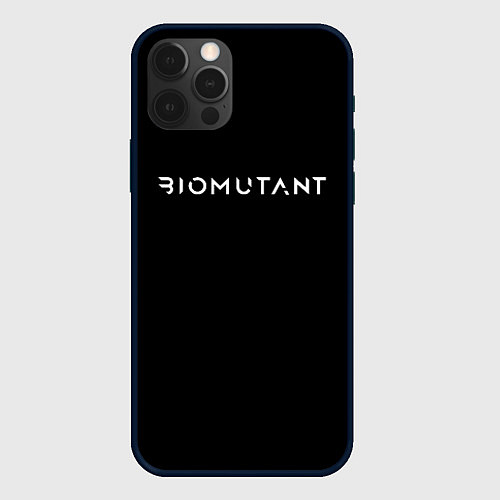 Чехол iPhone 12 Pro Max Biomutant logo / 3D-Черный – фото 1