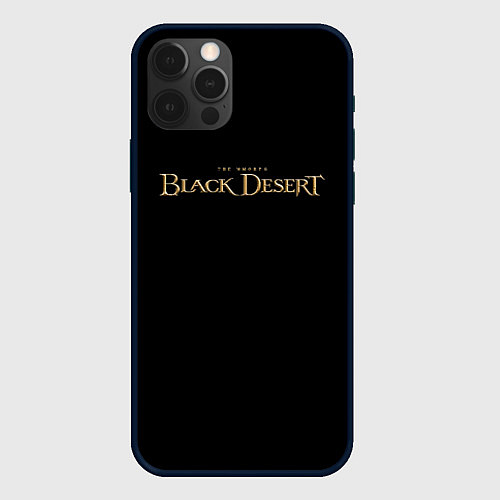 Чехол iPhone 12 Pro Max Black desert / 3D-Черный – фото 1