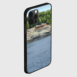 Чехол для iPhone 12 Pro Max Троицко-байновское месторождение глины, цвет: 3D-черный — фото 2
