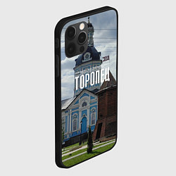 Чехол для iPhone 12 Pro Max Торопец Сторожевая башня, цвет: 3D-черный — фото 2