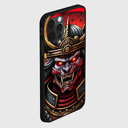 Чехол для iPhone 12 Pro Max Самурай нечеловек свирепый, цвет: 3D-черный — фото 2
