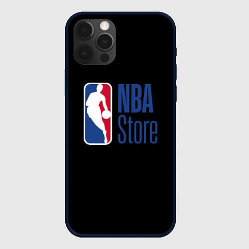 Чехол iPhone 12 Pro Max NBA store / 3D-Черный – фото 1