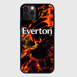 Чехол для iPhone 12 Pro Max Everton red lava, цвет: 3D-черный