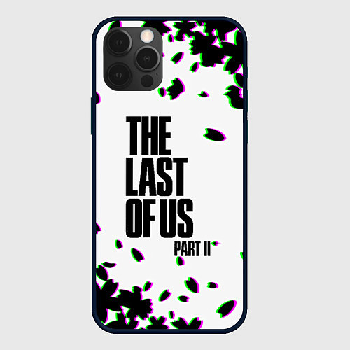 Чехол iPhone 12 Pro Max The last of us лепестки / 3D-Черный – фото 1