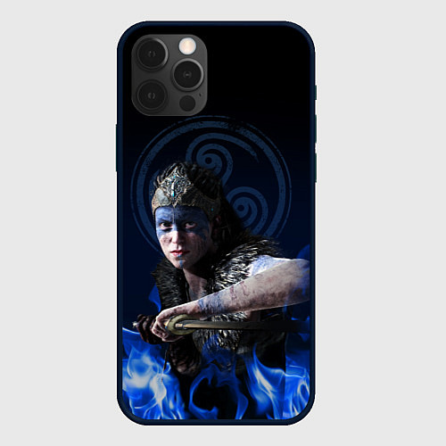 Чехол iPhone 12 Pro Max Senua - Hellblade / 3D-Черный – фото 1