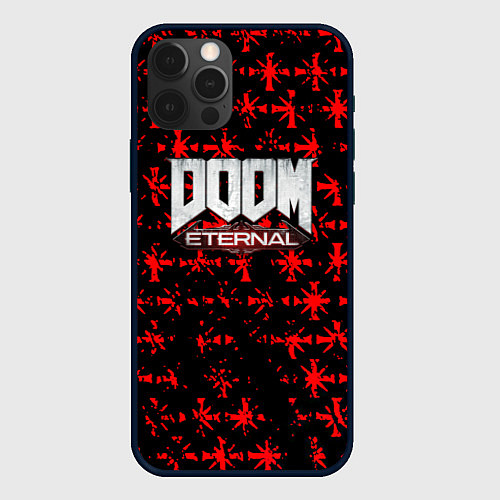 Чехол iPhone 12 Pro Max Doom x Farcry / 3D-Черный – фото 1