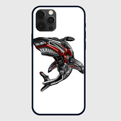 Чехол для iPhone 12 Pro Max Moto shark, цвет: 3D-черный