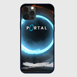 Чехол для iPhone 12 Pro Max Portal logo game, цвет: 3D-черный