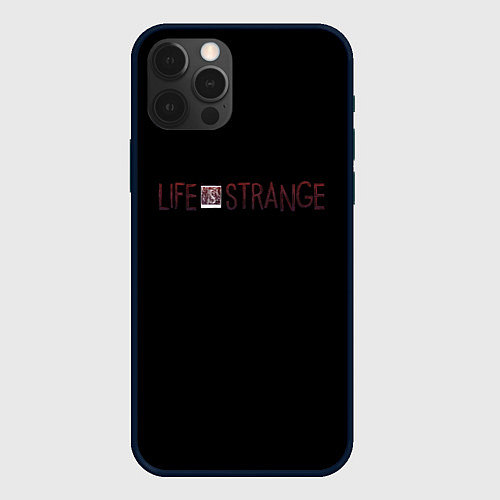 Чехол iPhone 12 Pro Max Life is strange logo / 3D-Черный – фото 1