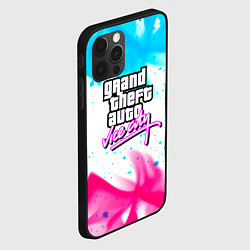 Чехол для iPhone 12 Pro Max GTA neon flame, цвет: 3D-черный — фото 2