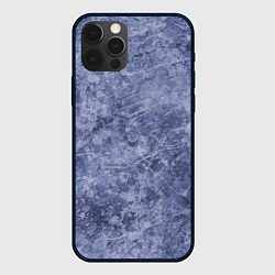 Чехол iPhone 12 Pro Max Абстракция - синий лёд