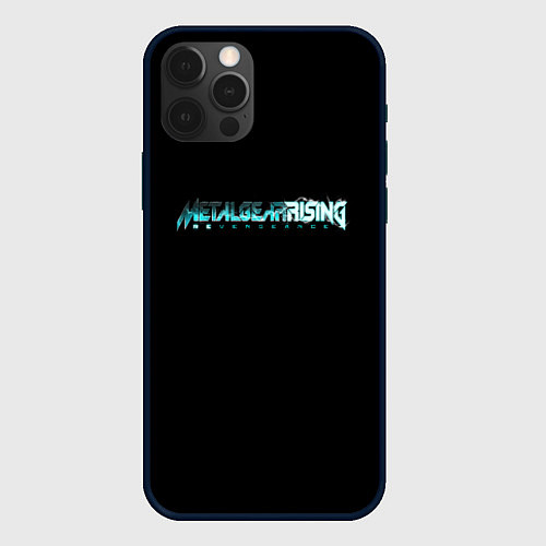 Чехол iPhone 12 Pro Max Metal gear rising logo / 3D-Черный – фото 1