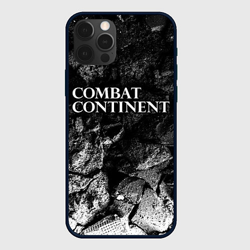Чехол iPhone 12 Pro Max Combat Continent black graphite / 3D-Черный – фото 1