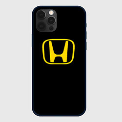 Чехол для iPhone 12 Pro Max Honda yellow, цвет: 3D-черный